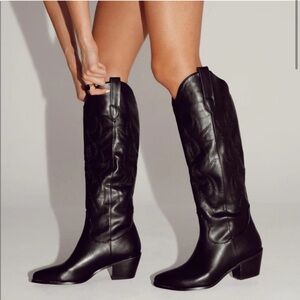 Billini Urson Cowboy Boot Black